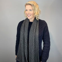 Load image into Gallery viewer, Little Boxes Scarf Knitting Kit | Plymouth Viento & Knitting Pattern (#353B)