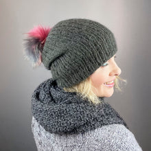 Load image into Gallery viewer, Malou Slouchy Hat Knitting Kit | Lang Yarns Malou Light & Knitting Pattern (#402)