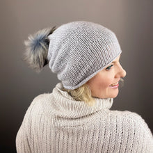 Load image into Gallery viewer, Grace Slouchy Hat Knitting Kit | Lang Yarns Grace &amp; Knitting Pattern (#381)
