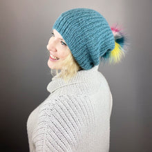 Load image into Gallery viewer, Malou Slouchy Hat Knitting Kit | Lang Yarns Malou Light & Knitting Pattern (#402)