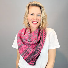Load image into Gallery viewer, Filoli Cowl Knitting Kit | Freia Handpaints Superwash Merino Silk Sport & Karabella Aurora 6