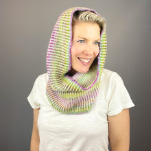 Load image into Gallery viewer, Linen Stitch Cowl Knitting Kit | Tanglewood Cashmere, Road to China Light & Knitting Pattern (#228)