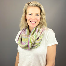Load image into Gallery viewer, Linen Stitch Cowl Knitting Kit | Tanglewood Cashmere, Road to China Light & Knitting Pattern (#228)