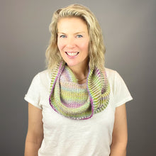 Load image into Gallery viewer, Linen Stitch Cowl Knitting Kit | Tanglewood Cashmere, Road to China Light & Knitting Pattern (#228)