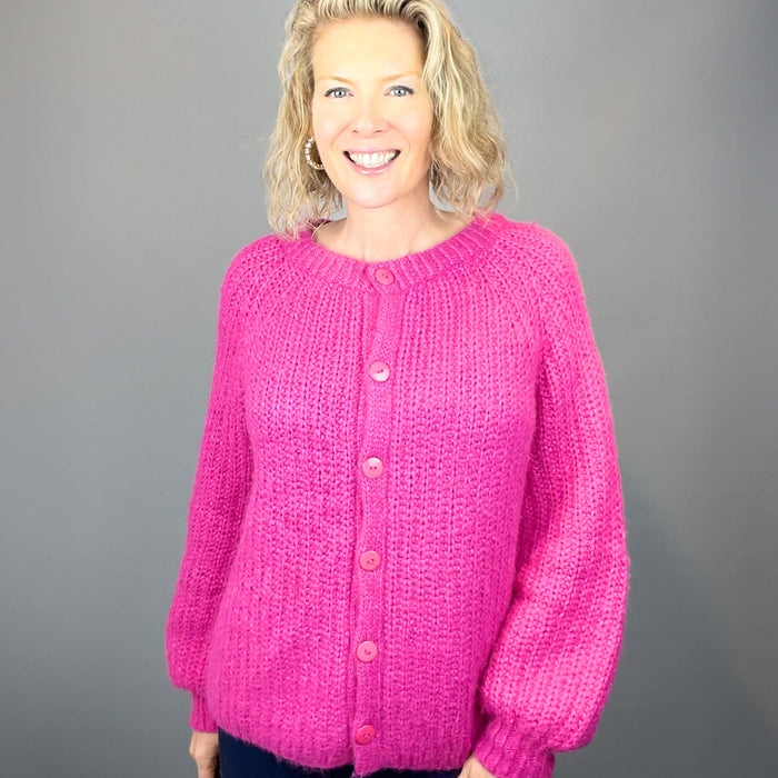 Daydreamer Cardigan Knitting Kit | Juniper Moon Beatrix & Rowan Kidsilk Haze or Lana Grossa Setasuri