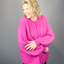 Load image into Gallery viewer, Daydreamer Cardigan Knitting Kit | Juniper Moon Beatrix & Rowan Kidsilk Haze or Lana Grossa Setasuri