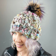 Load image into Gallery viewer, Cast Away Ribbed Hat Knitting Kit | Knit Collage Cast Away and Knitting Pattern (#363)
