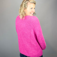 Load image into Gallery viewer, Daydreamer Cardigan Knitting Kit | Juniper Moon Beatrix & Rowan Kidsilk Haze or Lana Grossa Setasuri