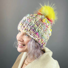 Load image into Gallery viewer, Cast Away Ribbed Hat Knitting Kit | Knit Collage Cast Away and Knitting Pattern (#363)