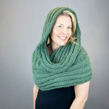 Load image into Gallery viewer, Malou Horizontal Ribbed Cowl Knitting Kit | Lang Yarns Malou Light & Knitting Pattern (#406)