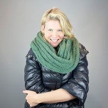 Load image into Gallery viewer, Malou Horizontal Ribbed Cowl Knitting Kit | Lang Yarns Malou Light & Knitting Pattern (#406)