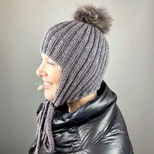 Load image into Gallery viewer, The Cozy Earflap Hat Knitting Kit | Queensland Kathmandu DK & Knitting Pattern (#403)