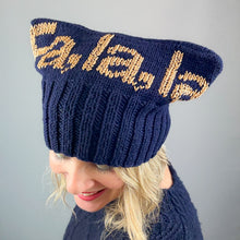 Load image into Gallery viewer, Fa, La, La Hat Knitting Kit | Karabella Aurora 8 & Knitting Pattern (#431)