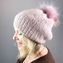 Load image into Gallery viewer, Spirit Ribbed Beanie Knitting Kit | Trendsetter Yarns Spirit & Knitting Pattern (#409)