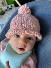 Load image into Gallery viewer, Astrakhan Baby Hat | Debbie Bliss Astrakhan &amp; Knitting Pattern (#384)
