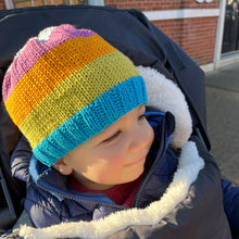 Load image into Gallery viewer, Happy Cotton Hat Knitting Kit | Sirdar Happy Cotton & Knitting Pattern (#359)