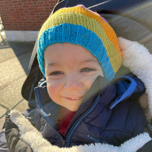 Load image into Gallery viewer, Happy Cotton Hat Knitting Kit | Sirdar Happy Cotton & Knitting Pattern (#359)