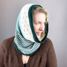 Load image into Gallery viewer, Cashmere Three Color Patterned Cowl Knitting Kit | Lang Yarns Cashmere Premium & Knitting Pattern (#410)