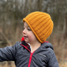 Load image into Gallery viewer, The Squash Hat Knitting Kit | Karabella Aurora 8 & Knitting Pattern (#358)