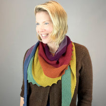 Load image into Gallery viewer, Hitchhiker (Cashmere Premium version) Knitting Kit | Lang Yarns Cashmere Premium & Knitting Pattern (#408)