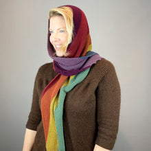 Load image into Gallery viewer, Hitchhiker (Cashmere Premium version) Knitting Kit | Lang Yarns Cashmere Premium & Knitting Pattern (#408)