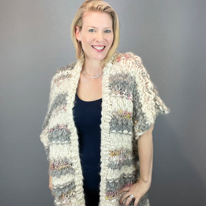Both Sides Now Poncho Knitting Kit | Knit Collage Sister & Cast Away