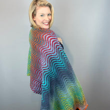 Load image into Gallery viewer, Kauni Effektgarn Wiggle Wrap Knitting Kit | Kauni Effektgarn & Knitting Pattern