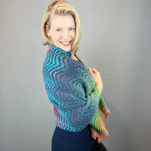 Load image into Gallery viewer, Kauni Effektgarn Wiggle Wrap Knitting Kit | Kauni Effektgarn & Knitting Pattern
