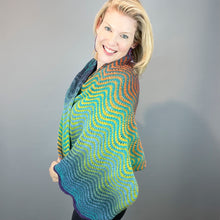 Load image into Gallery viewer, Kauni Effektgarn Wiggle Wrap Knitting Kit | Kauni Effektgarn & Knitting Pattern