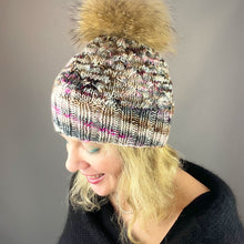 Load image into Gallery viewer, Allover Cabled Hat Knitting Kit | Dream in Color Riley & Knitting Pattern (#299)