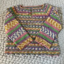 Load image into Gallery viewer, Easiest Baby Sweater Ever (Cascade Heritage version) Knitting Kit | Cascade Heritage Prints & Knitting Pattern (#320D)