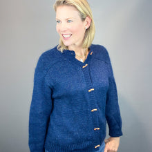 Load image into Gallery viewer, Cardigan No. 9 Knitting Kit | Ella Rae Cashmereno Aran & Madelinetosh Silk Cloud