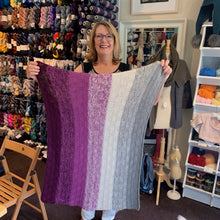 Load image into Gallery viewer, Gradient Baby Blanket (Alpaca Soxx version) Knitting Kit | Lang Yarns Alpaca Soxx & Knitting Pattern (#292)