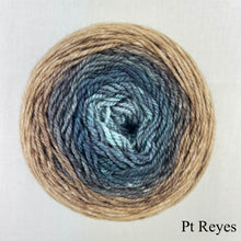 Load image into Gallery viewer, Filoli Cowl Knitting Kit | Freia Handpaints Superwash Merino Silk Sport & Karabella Aurora 6