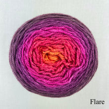 Load image into Gallery viewer, Chevron Baby Hat Knitting Kit | Freia Handpaints Superwash Merino Silk Sport & Knitting Pattern (#290)