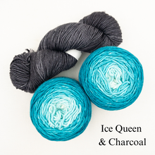 Load image into Gallery viewer, Slip Stitch Scarf Knitting Kit | Anzula For Better or Worsted, Freia Superwash Merino Silk Worsted & Knitting Pattern (#089)