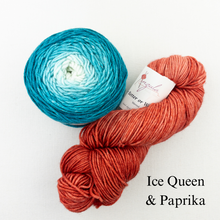 Load image into Gallery viewer, Brioche ShareCare Hat Knitting Kit | Freia Handpaints Superwash Merino Silk Worsted & Anzula For Better or Worsted