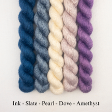 Load image into Gallery viewer, Expanding Chevron Shawl (Colinton version) Knitting Kit | Colinton Lace & Knitting Pattern (#330)