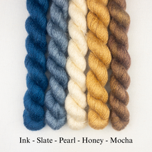 Load image into Gallery viewer, Expanding Chevron Shawl (Colinton version) Knitting Kit | Colinton Lace & Knitting Pattern (#330)