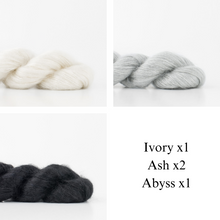 Load image into Gallery viewer, Nuance Cowl Knitting Kit | Madelinetosh Silk Cloud & Knitting Pattern
