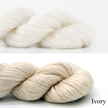 Load image into Gallery viewer, Spectrum Knitting Kit | Madelinetosh Tosh Silk Cloud, Tosh Lunar & Knitting Pattern