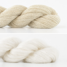 Load image into Gallery viewer, Aalto Poncho Knitting Kit | Madelinetosh Silk Cloud & Shibui Knits Pebble