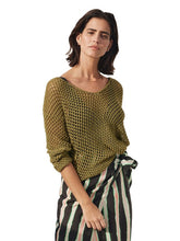 Load image into Gallery viewer, Lattice Pullover Knitting Kit | Lana Grossa Solo Lino & Knitting Pattern (13-65)