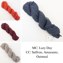 Load image into Gallery viewer, Hug Hug Kiss Kiss Shawl Knitting Kit | mYak Baby Yak Medium