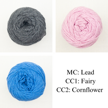 Load image into Gallery viewer, Honey Petal Cardigan Knitting Kit | Queensland United