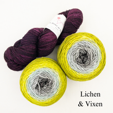 Load image into Gallery viewer, Slip Stitch Scarf Knitting Kit | Anzula For Better or Worsted, Freia Superwash Merino Silk Worsted & Knitting Pattern (#089)