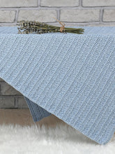 Load image into Gallery viewer, Little Boy Blue Blanket Knitting Kit | Ella Rae Eco Organic Cotton & Knitting Pattern