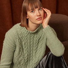 Load image into Gallery viewer, Malala Pullover Knitting Kit | Lang Yarns Malou Light & Knitting Pattern (282-27)