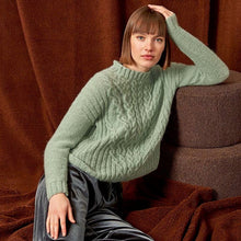 Load image into Gallery viewer, Malala Pullover Knitting Kit | Lang Yarns Malou Light & Knitting Pattern (282-27)