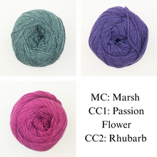 Load image into Gallery viewer, Honey Petal Cardigan Knitting Kit | Queensland United